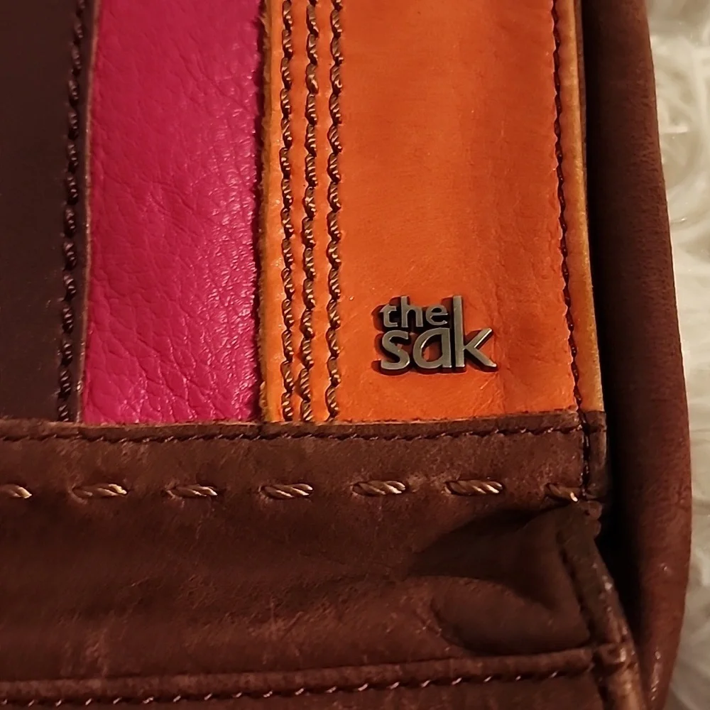 The Sak  Multi Colored Leather 3-way Demi Clutch Crossbody Shoulder Bag